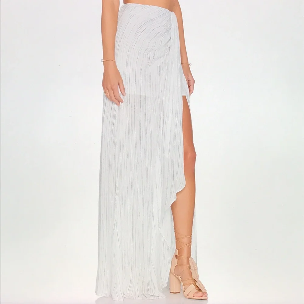 The Jetset Diaries White Maxi Skirt - Picture 9 of 10